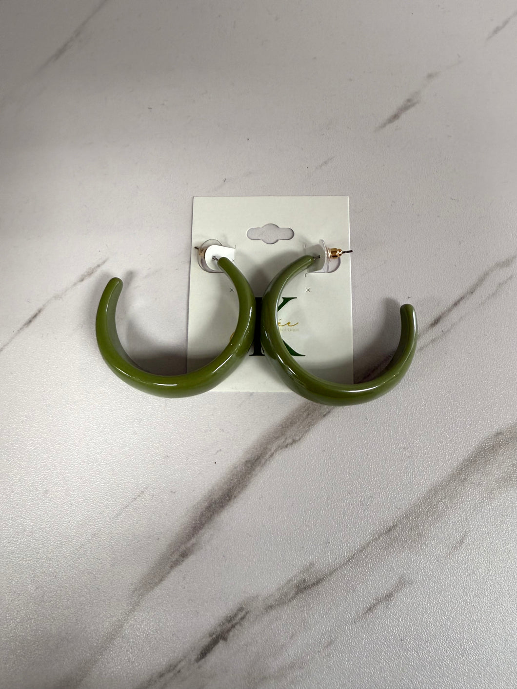 Olive hoops