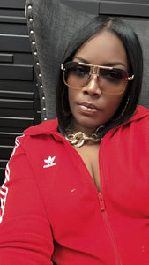 Temple Gradient Shield Sunglasses