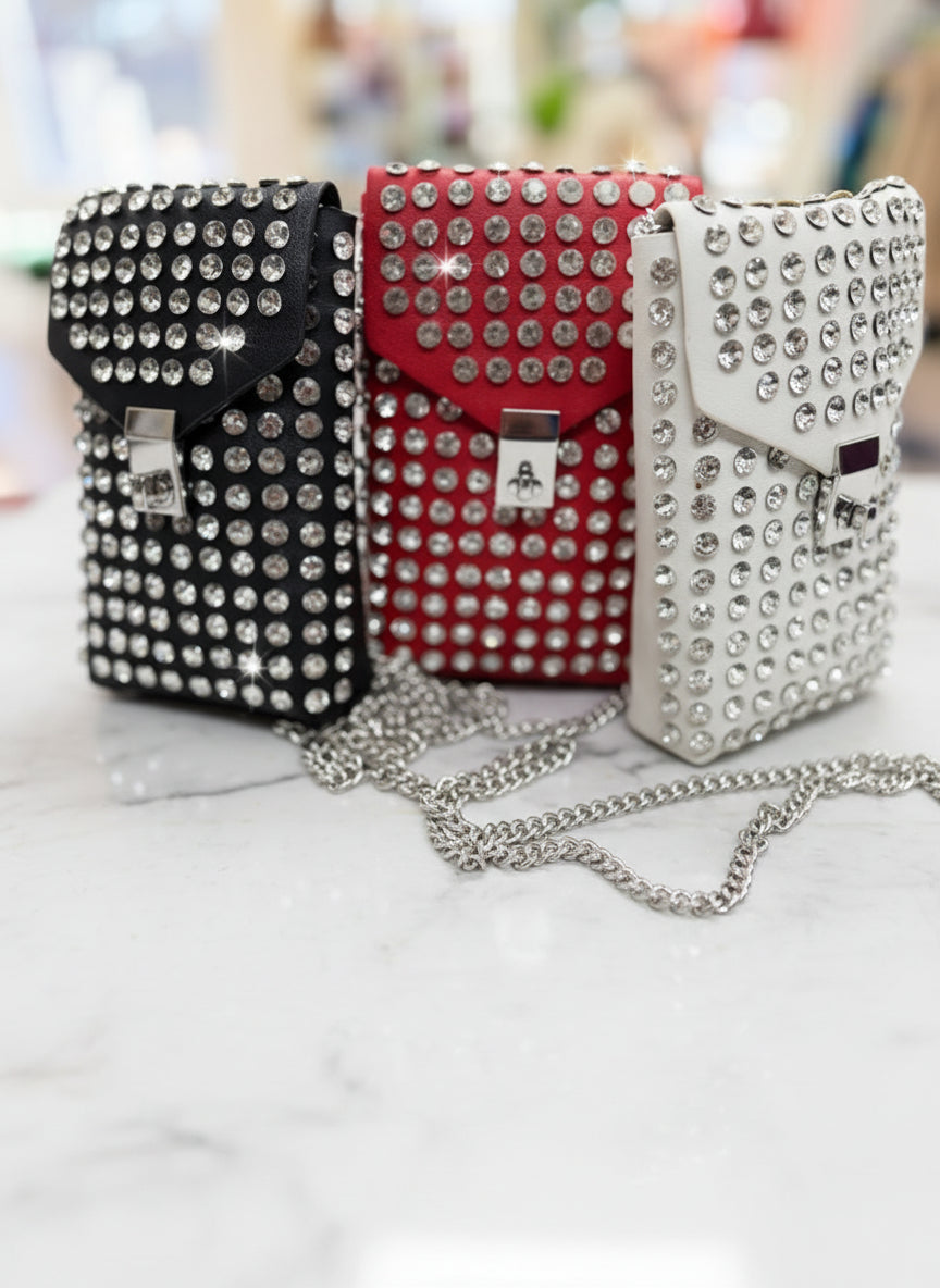 Large Stone Cell  Phone Pouch