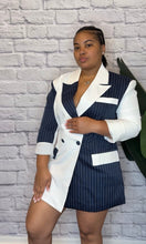 Load image into Gallery viewer, Power Play Oversized Blazer Dress