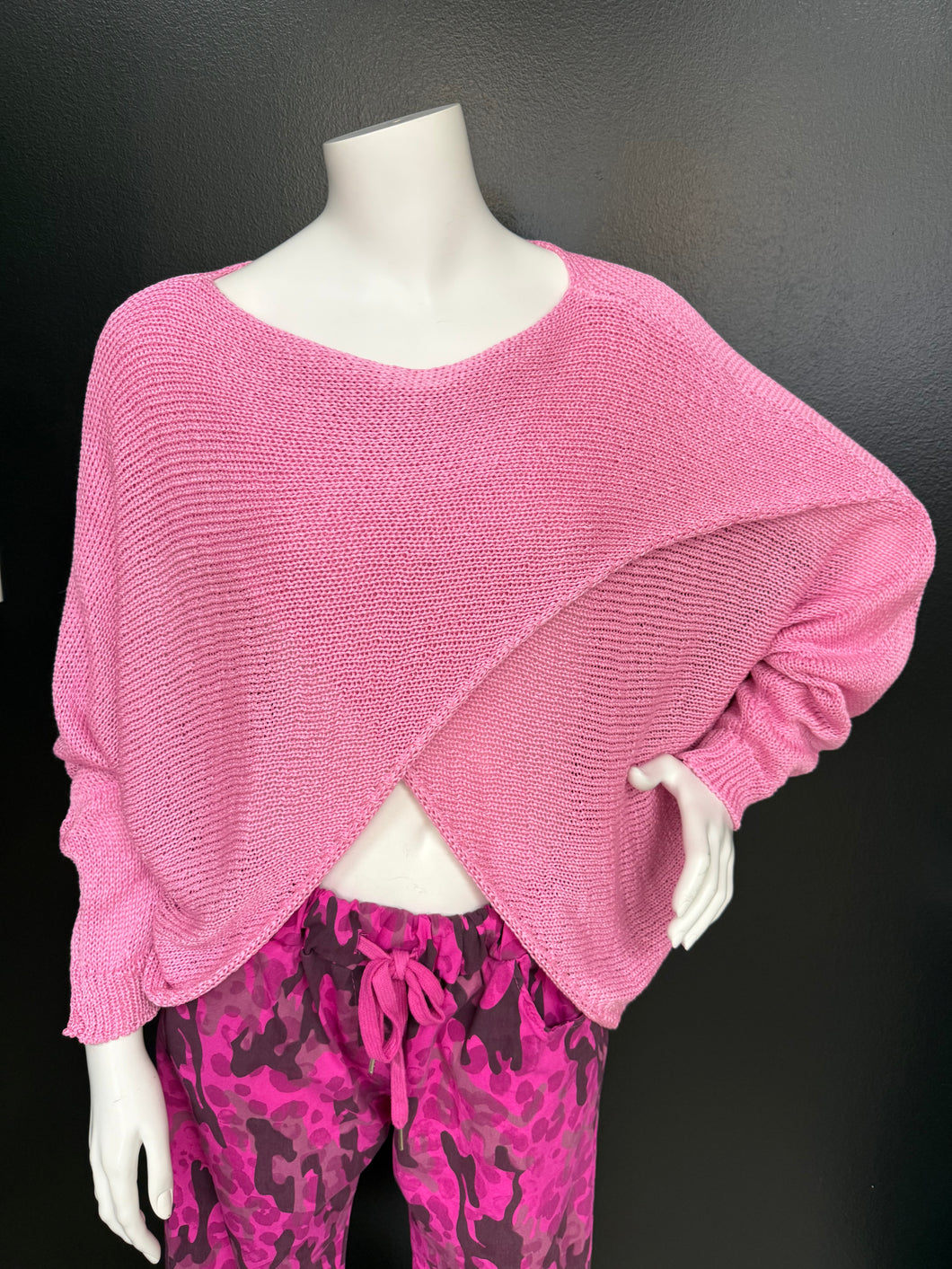Crossover Knit Top