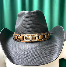 Load image into Gallery viewer, Steer Head Cowboy Hat