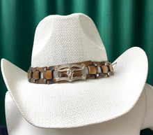 Load image into Gallery viewer, Steer Head Cowboy Hat