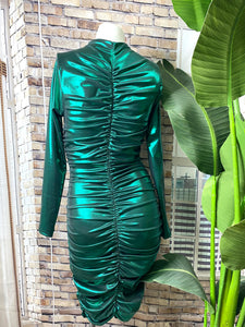 Metallic Bodycon Dress