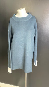 Hi/Lo Cable Knit Sweater