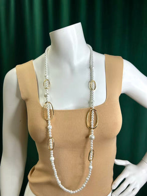 Long Pearl Necklace