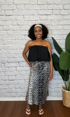 Wild Child Satin Skirt