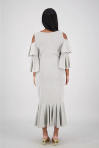 Shimmer Cold Shoulder Dress