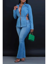 Load image into Gallery viewer, Denim crop top