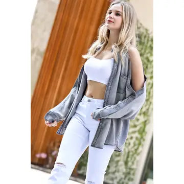 Open Game Denim Shirt