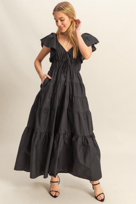 Summer Fluttered Maxi