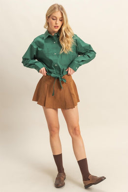 Front Tie Basic Top