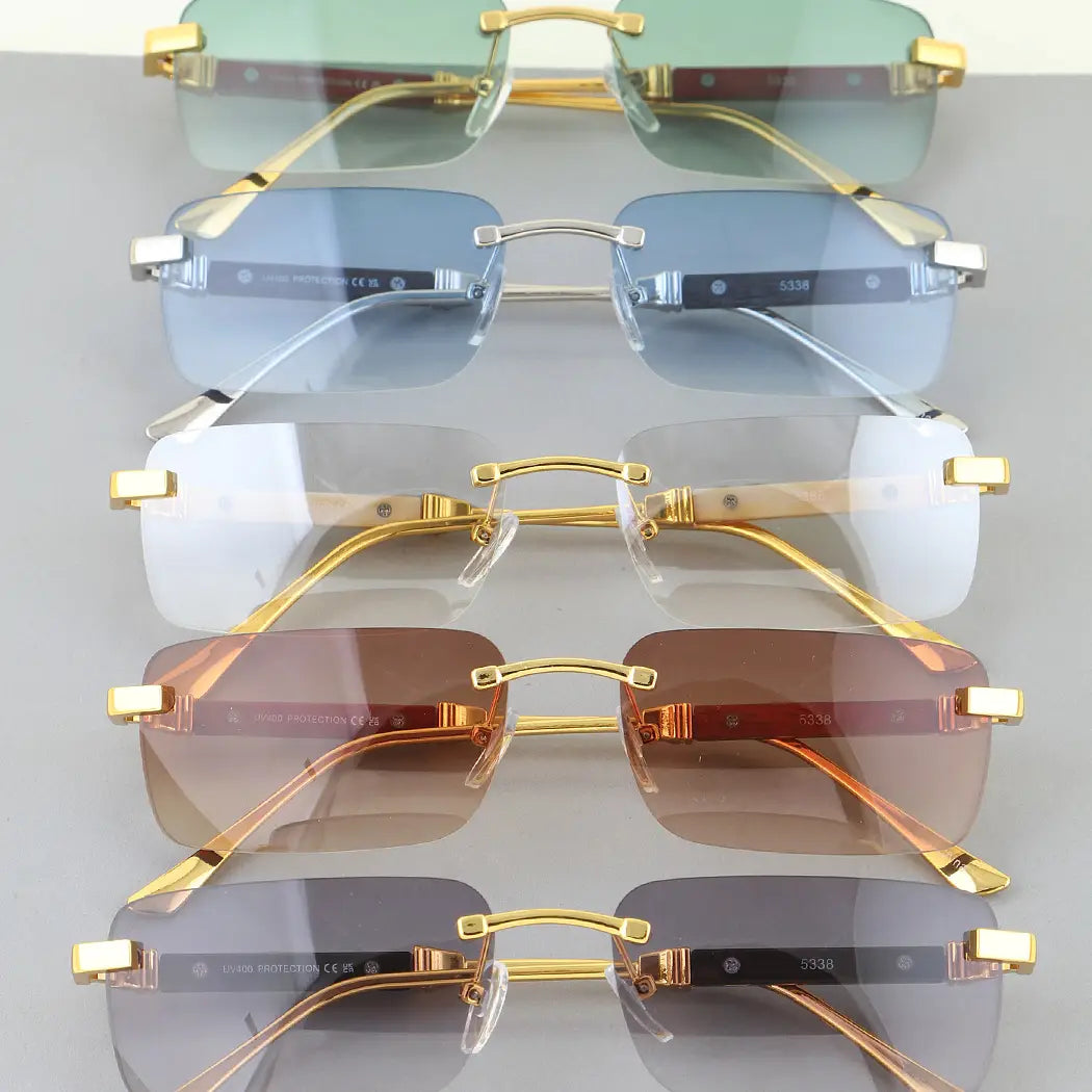 Rimless Pillar Sunglasses