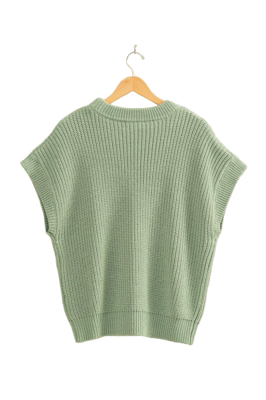 Sage Sweater Vest