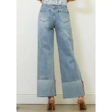 Load image into Gallery viewer, Wide Cuff Jeans