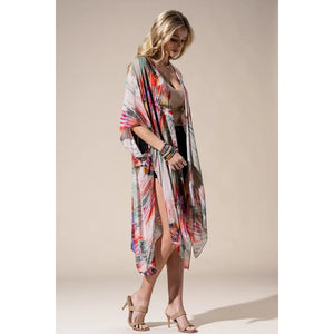 Multi Print Kimono