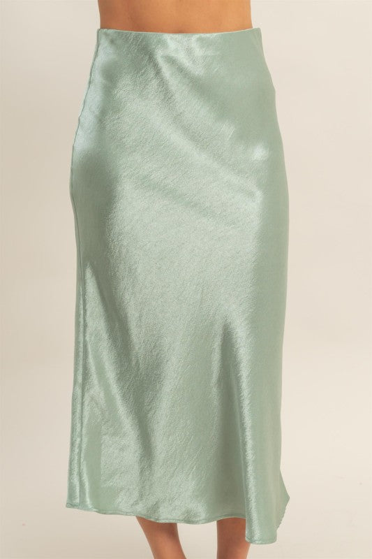 Ms. Lena Satin Skirt