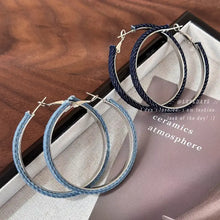 Load image into Gallery viewer, All Things Denim Earrings