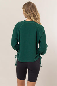 Dark Green Knit Top