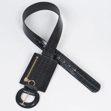 Load image into Gallery viewer, Faux Leather Croc Belt Bag