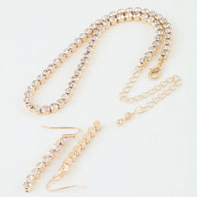Load image into Gallery viewer, Bejeweled Rhinestone Choker Set