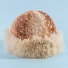 Load image into Gallery viewer, Plush Faux Fawn Fur Winter Hat
