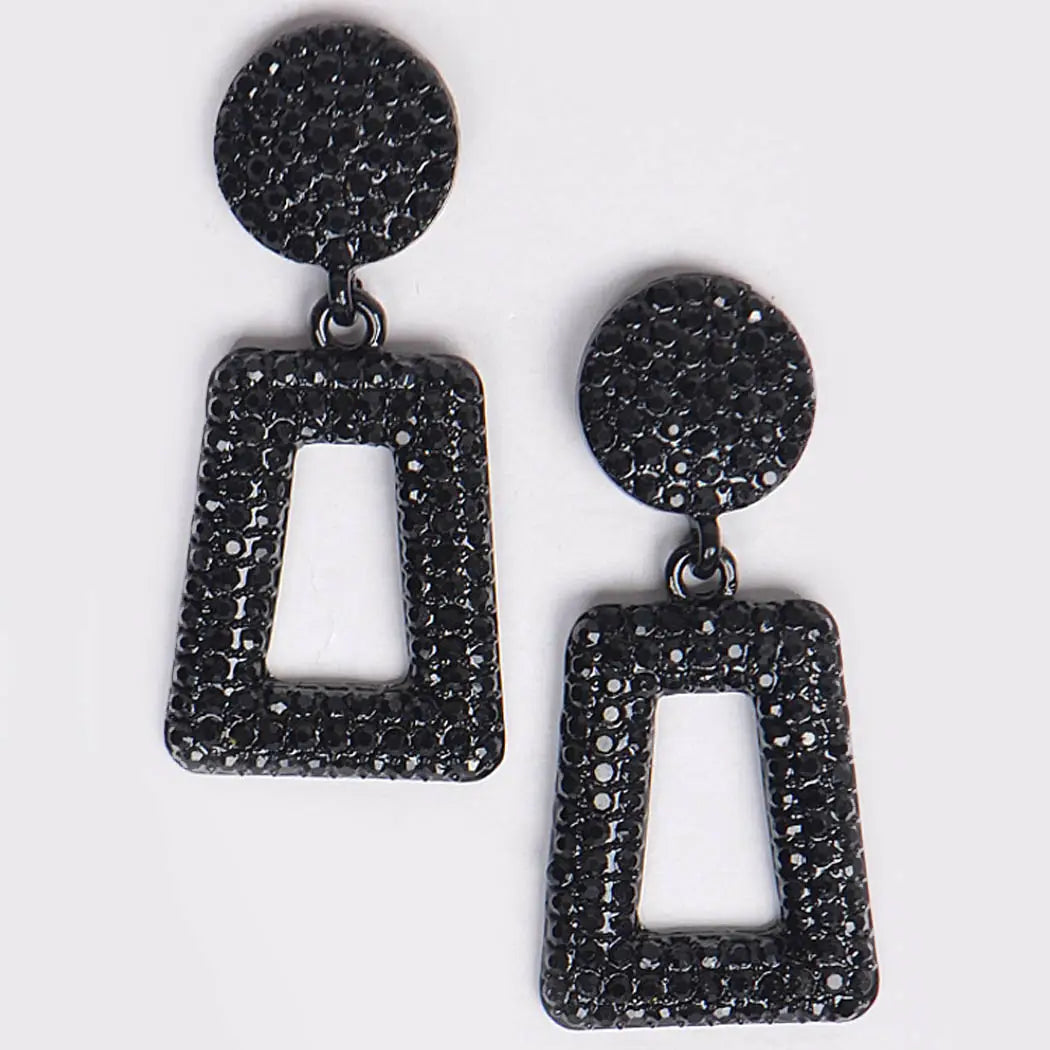 Shiny Bead Drop Earrings