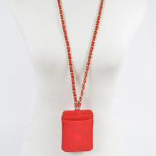 Load image into Gallery viewer, Card Case Necklace Bag