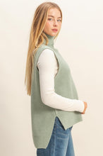 Load image into Gallery viewer, Sage Sleeveless Turtleneck