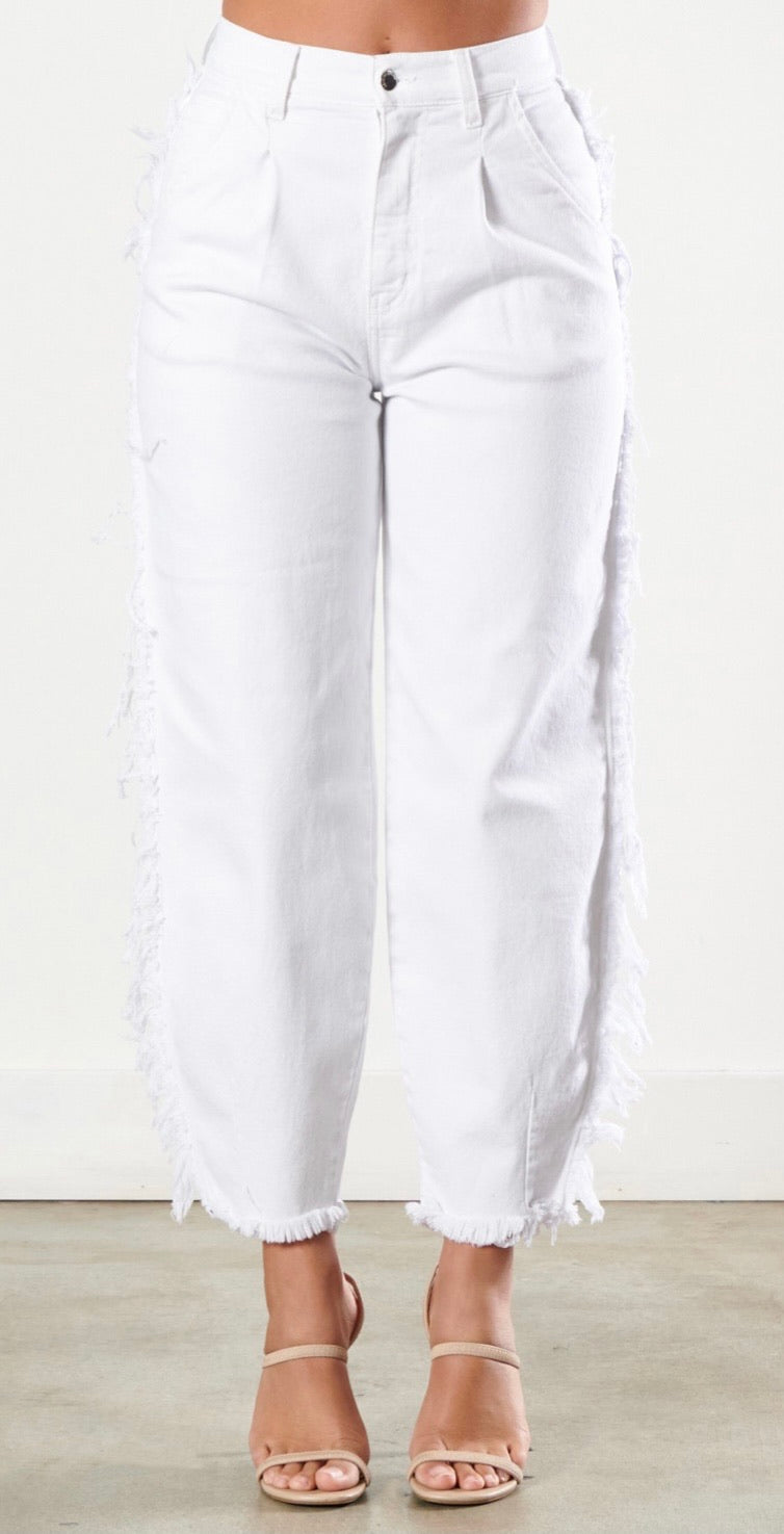 White Slouchy Jeans